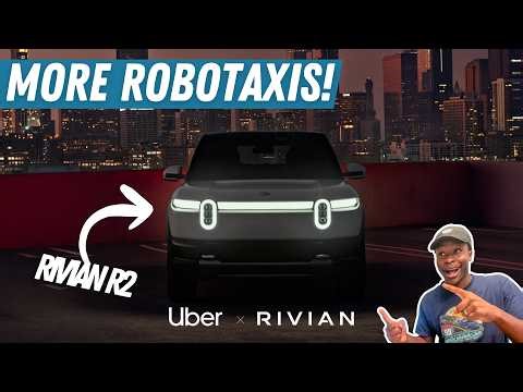 Rivian & Uber Teamed Up To Bring 50,000 Autonomous Robotaxis! Our Initial Reactions