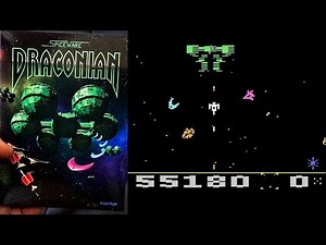 Draconian Atari 2600 Homebrew - Gameplay Review (Bosconian)