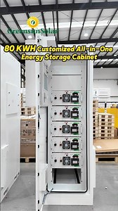 🔋80 KWH Customized All-in-One Energy Storage Cabinet