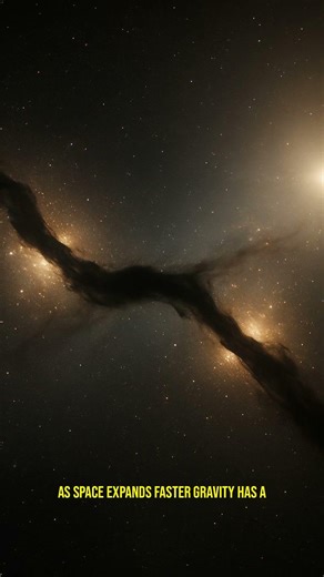 Dark Energy Runaway: Why Cosmic Acceleration Freezes Galaxy Mergers #shorts