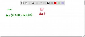 SOLVED:A and B are n ×n matrices. If A is idempotent (that is, A^2=A ), find all possible values of det( A ).