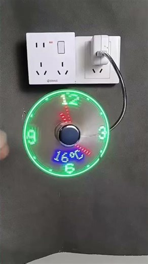 Best LED Clock Fan Review | USB Flexible Fan with Temperature Display | Must-Have Desk Gadget 2025