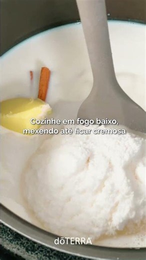 Canjica Cremosa com On Guard dōTERRA para sua Festa Junina #festajunina #doterra