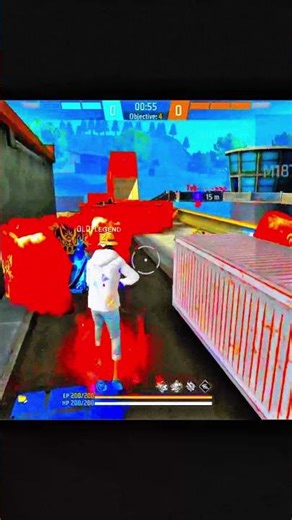 Quadra Takedown with M1873! 😎🔥 | Free Fire Rush Gameplay