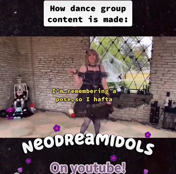That’s the one @neodreamidols #neodreamidols #dancegroup #gothiclolita #fyp Excited to perform with the gang at the end if the month! Happy Saturday