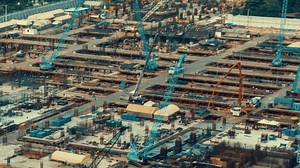 Time Lapse Construction Site Heavy Construction 库存影片视频（100% 免版税）1081684130 | Shutterstock