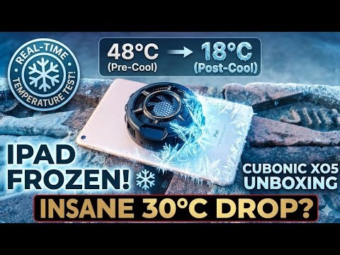 ​I Froze My iPad! ❄️ Cubonic CX05 Cooler - 120 FPS Constant in BGMI!