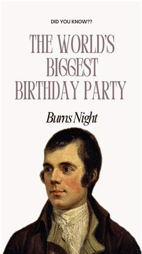 reed & leaf 🌿 on Instagram: "As a student of literature, I’m used to writers being treated like museum exhibits. But Robert Burns is different. He’s the only poet in history with a global birthday party that’s been going strong for over 200 years. ​The History: It all started in July 1801. Five years after Burns passed away, nine of his closest friends gathered at his old cottage to raise a glass to his memory. They ate haggis, performed his poems, and accidentally started a movement. They actu