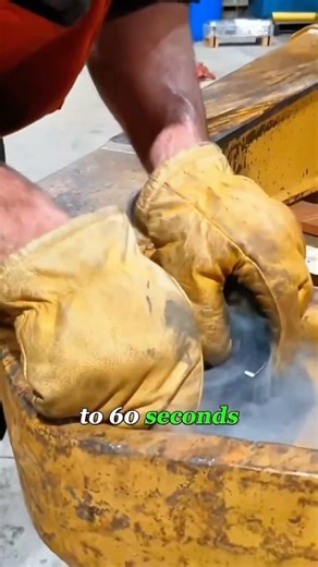Liquid Nitrogen Trick! 🔥 30 Seconds-la Metal Lock Aagidum 😱#mechanicalengineering #viral #shorts