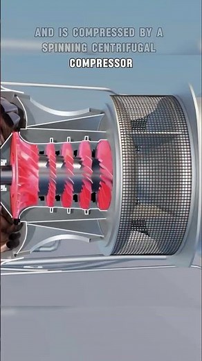 Working Principle of the Turboprop Engine #3dmodeling #mechpulse #automation