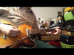 "Rumble" play-along on Framus 5/149 Star-Bass