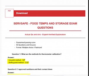 Master ServSafe Food Temperatures & Storage for Success