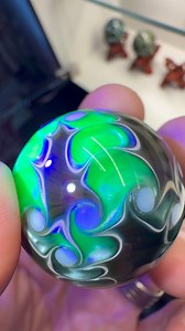 15K views · 441 reactions | This Marble Glows Like Alien Energy Under UV Light    | #marbles #UV Made by Alex Ubatuba | GlassPorn | Facebook