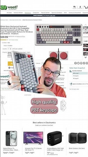 Grab This Retro Style Keyboard For 40% Off