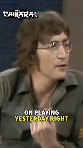 John Lennon "A violinist played Yesterday in my ear... Paul wrote it, not me!" #shorts #thebeatles