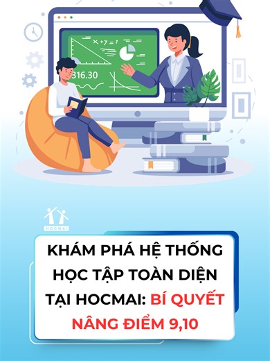 📷 KHÁM PHÁ HỆ THỐNG HỌC TẬP TOÀN DIỆN TẠI HOCMAI: BÍ QUYẾT NÂNG ĐIỂM 9,10 Với 19 năm trên thị trường, HOCMAI tự hào giới thiệu hệ thống học tập toàn diện, được thiết kế để tối ưu hóa trải nghiệm học tập và thúc đẩy sự tiến bộ vượt bậc cho mỗi học viên. #HOCMAI #TopUni2027