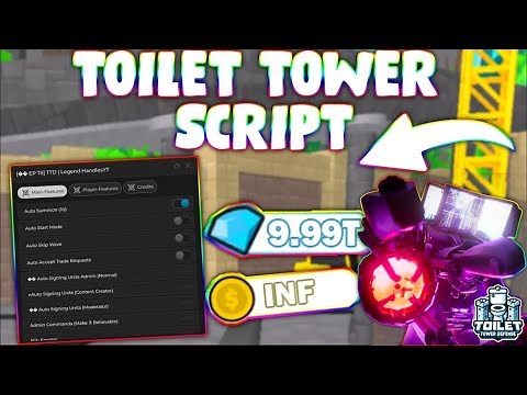 *NEW* Toilet Tower Defense Script (PASTEBIN 2024) (DUPE, TRADE SCAM, AUTOFARM, INF COINS)