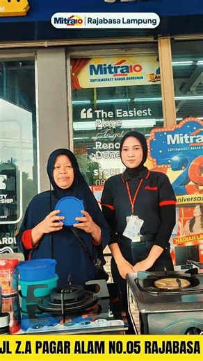 Demo Produk Rinnai di Mitra10 Rajabasa 🔥🍳