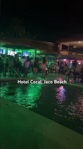 Hotel Cocal, Jaco Beach 📍#solotravel #passportbros #costarica #jacobeach #hotel #nightlife #latino