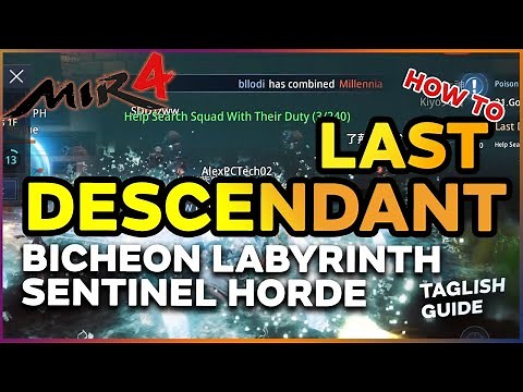 Mir4 Last Descendant Bicheon Labyrinth Sentinel Horde