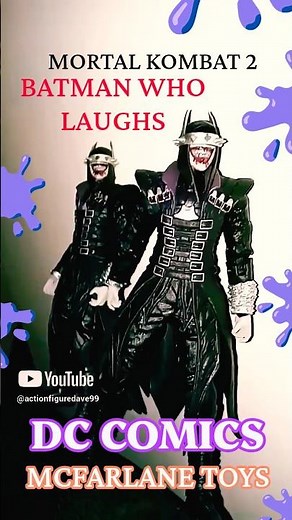 🫵 🦇 (BATMAN WHO LAUGHS) | (MORTAL KOMBAT 2) | ACTION FIGURE | MCFARLANE TOYS | DC MULTIVERSE