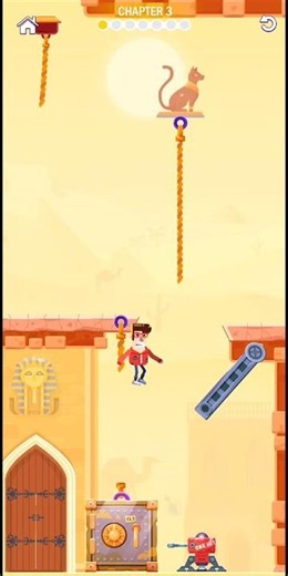 Level 1 (Chapter 3) - Rescue Boss Rope Cut Run Game #gamingshorts #shortgameplay #newgame