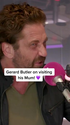 Gerard Butler's Heartwarming Visit to His Mom | Fun Interview Moments