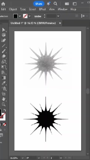abstract shape design in adobe illustrator #illustratortips #abstractshapes