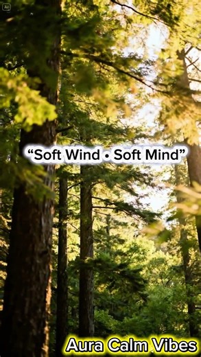 Wind Through Trees 🍃✨ 10s Calm Ambience #NatureAmbience #TreeSounds #CalmShort #ForestVibes