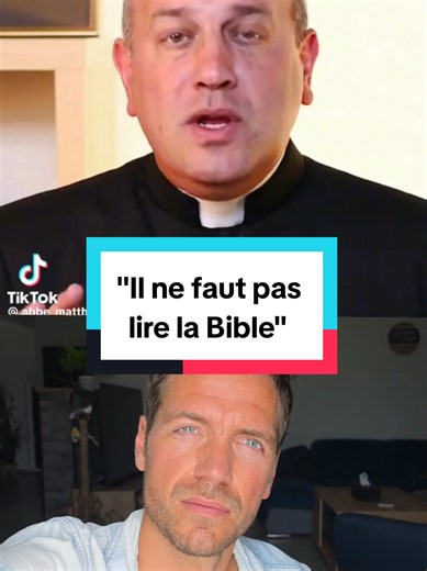"il ne faut pas lire la Bible" 🙄 #Jésus #bible #chrétien #catholique ...