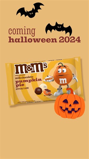 Serving SPOOKY! 👻 & M&M'S Milk Chocolate Pumkin Pie this Halloween 🎃 | M&M'S USA