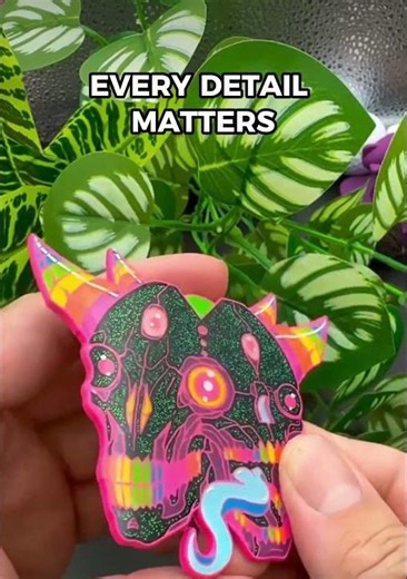 Artist Designed Enamel Pin | Custom Creator Merchandise