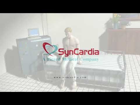 Animation The SynCardia Temporary Total Artificial Heart Beating in Chest - First animation