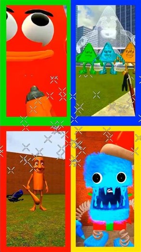 Saving All Shapes with a Spartan Kick! (Roblox GMod Maze)#gmod #garrysmod #spartankick #boxyboo