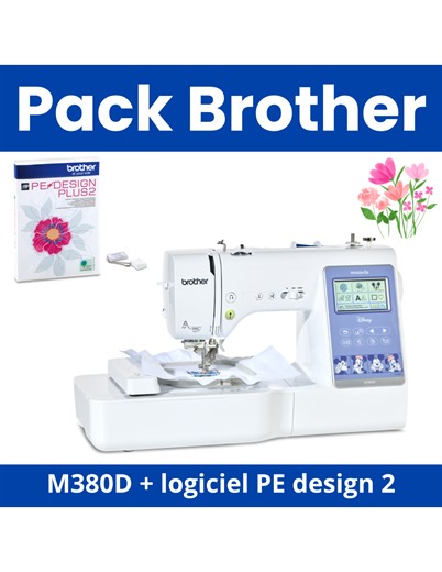 [Pack] BROTHER Innovis M380D   Logiciel BROTHER PE-Design PLUS2