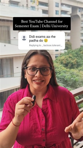 Garima Jain 📍 DU__CLUB on Instagram: "Comment "YT" for best YouTube Channel List for all Courses! Free PYQ and Exam Strategy I have already shared so check that out! All the best, koi or help chaia tho comment karo! Stay tuned on @du__club for Semester Exam and Delhi University Related Content. (Semester Exam, How to pass college Exam, College Exam Tips, Tips to score good in semester Exam, College Students, Shivdas, Best YouTube Channel for Semester Exam, Economic Hons, Bcom, Bcom Hons,