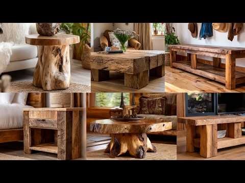 How Scrap Wood Turns Into Best-Selling Rustic Furniture | DIY Woodworking