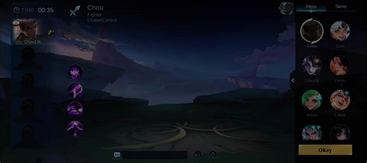 Chou Damage Freestyle in Mobile Legends