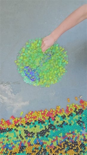 💥 Popping a Balloon = ORBEEZ EXPLOSION! 🤯 #shorts