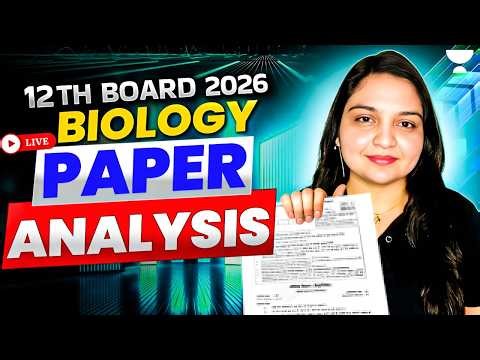Class 12 Biology Exam Review 2026🔥 | Paper Analysis & Difficulty Level