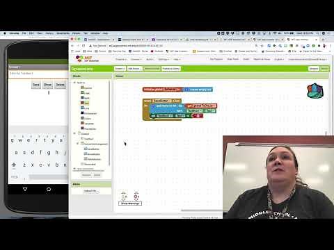 Dynamic Lists MIT App Inventor