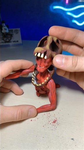 Custom figure of Springtrap in progress | FNAF clay art