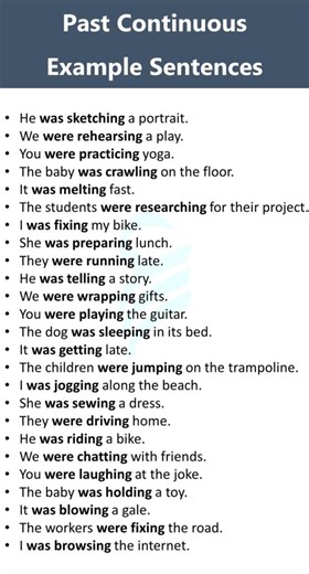 Past continuous tense#example sentences#english#shorts.
