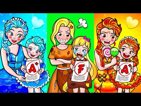 [Paper Dolls] Princess NEW FASHION TREND 🌈Paper Dolls Dress Up | DIYs Paper Dolls & Crafts[종이인형]