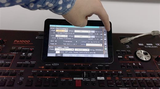 KORG Pa编曲键盘音色编辑教程1