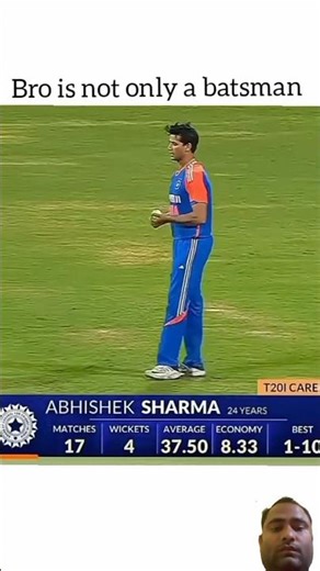 Abhishek Sharma bowling spell 🔥| abhishek sharma | #shorts #cricketshorts #teamindia