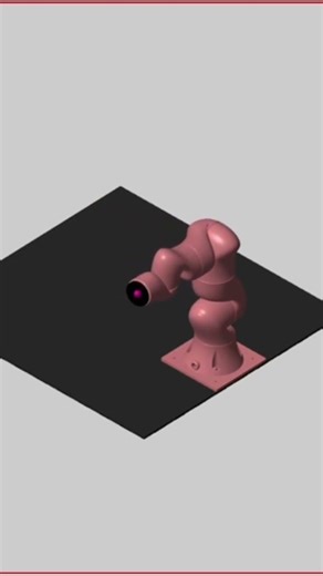 7-DOF Robotic Arm! Task: Circle ⭕️🦯Matlab Software: Simulink Simulation Of 3D visualisation