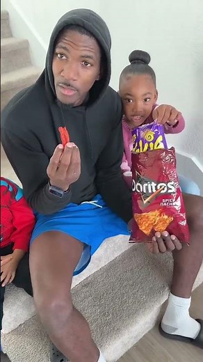 Dad & Kids Hides Mom Takis #shorts