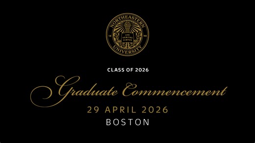Commencement 2026 - Northeastern Graduate Commencement Livestream 2026