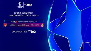 Promo Arsenal vs Real Madrid | Tứ kết lượt đi UEFA Champions League 2024/25